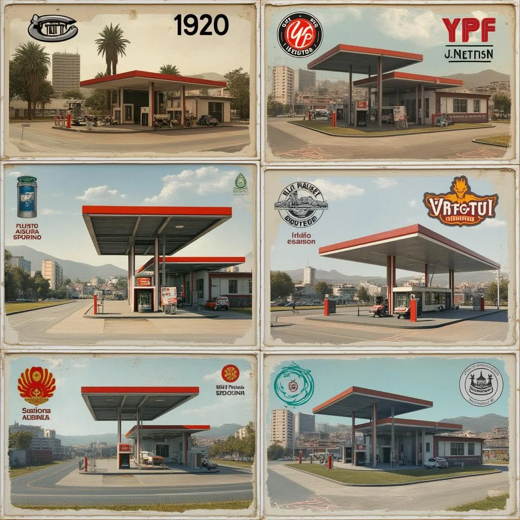 Evolución histórica de YPF