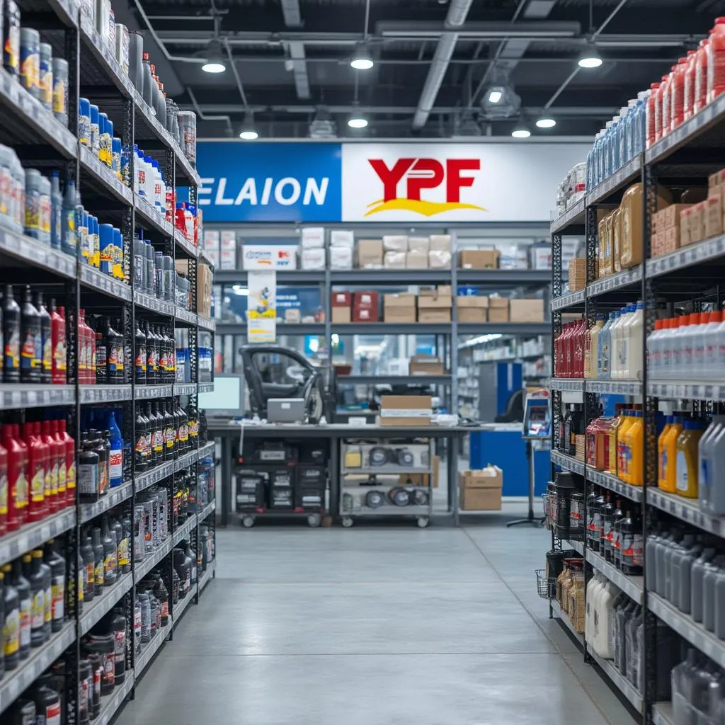 Centro de lubricantes YPF